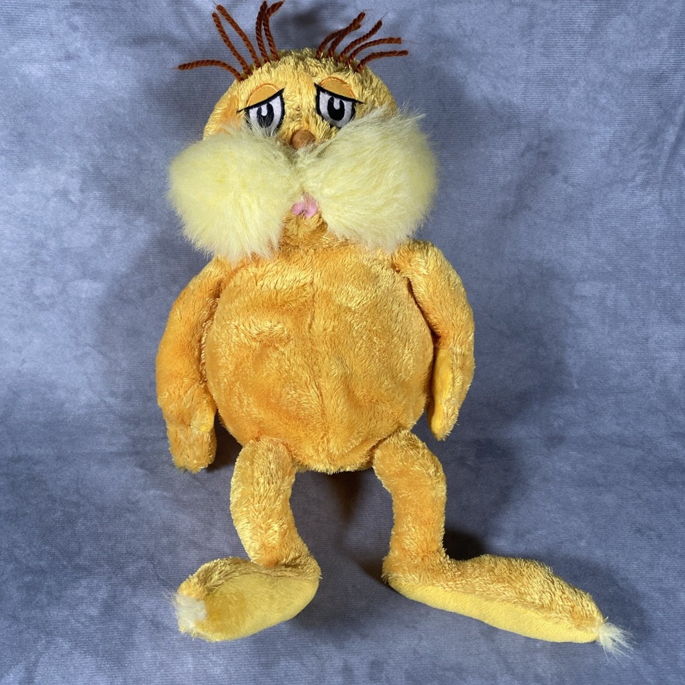 Dr. Seuss SOFT LORAX 14" Plush Stuffed Animal Toy Kohls Kohl's 2005